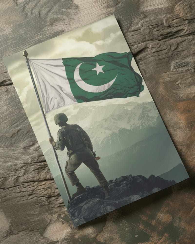 Pakistan Solider Wall Poster